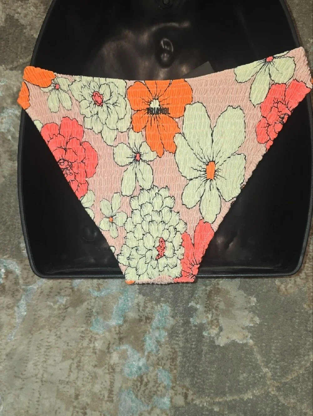 Triangl swimwear Pink & Orange Floral Bikini Set